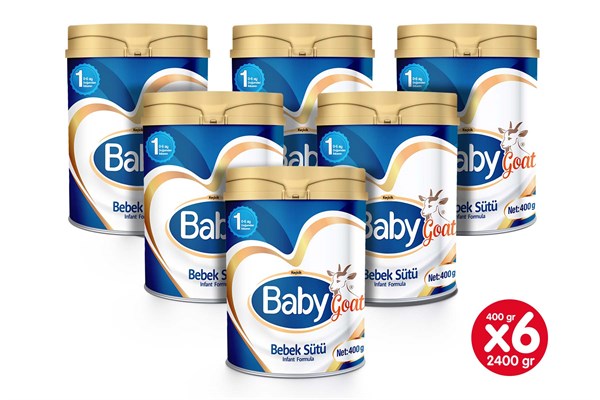 Baby Goat® 1 Numara Bebek Sütü 400gr 6'lı Paket