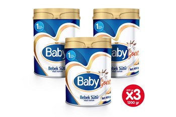 Baby Goat® 1 Numara Bebek Sütü 400gr 3'lü Paket